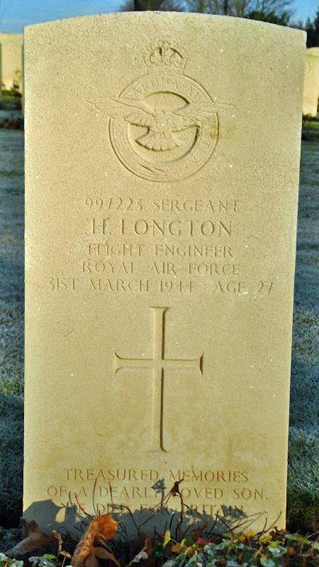 Sgt Henry Longton<br/><br /><br />died March 31st, 1944